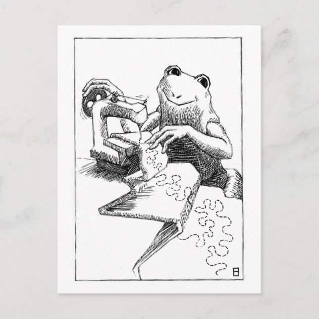 Cartão Postal quilter (Frente)