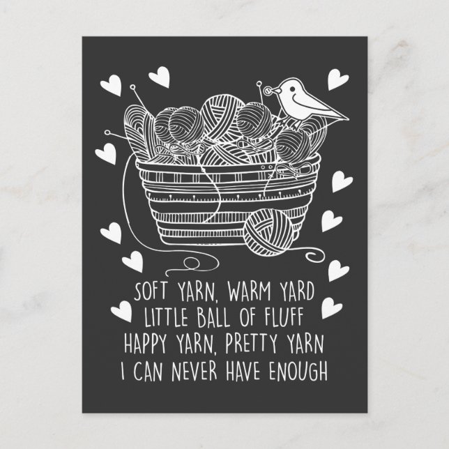 Cartão Postal Quiltro para guarnição de fios úmidos (Frente)