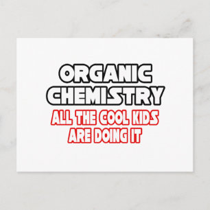Cartão Postal Química orgânica... Crianças Legal.