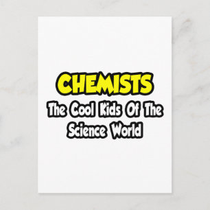 Cartão Postal Químicos... Legal Kids of Science World