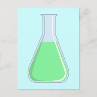 Cartão Postal Quimie Erlenmeyer Kolben, balão químico