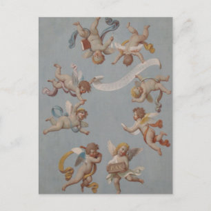 Cartão Postal Quimsical Renaissance Cherub Angels