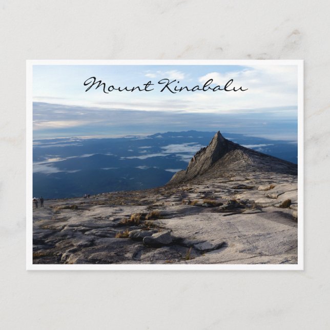 Cartão Postal quinabalu vista (Frente)