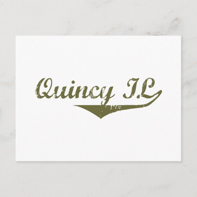 Cartão Postal Quincy Revolution t shirts (Frente)