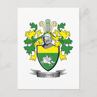 Cartão Postal Quinn Casaco de Armas