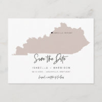 QUINN- Mapa de Kentucky Salve o Dia Coração Móvel