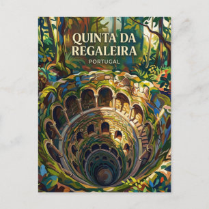 Cartão Postal Quinta da Regaleira Portugal