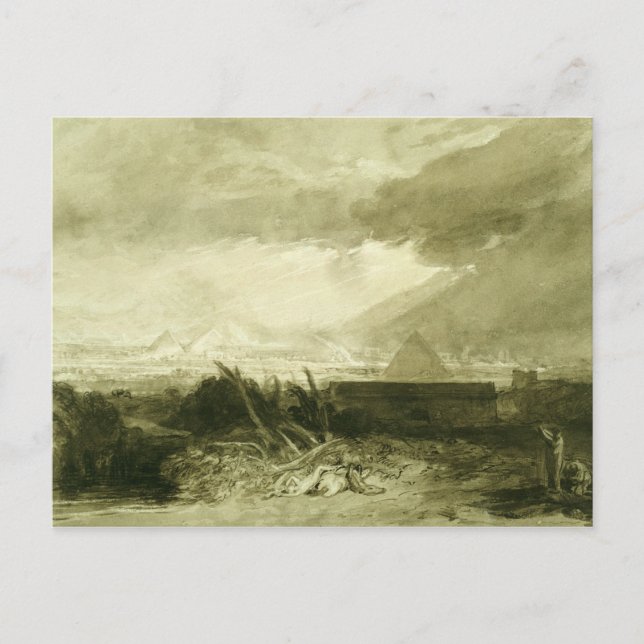 Cartão Postal Quinta Peste do Egito, 1806-10 (Frente)