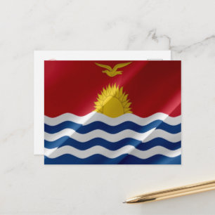 Cartão Postal Quiribati - Sinalizador de ondulação -