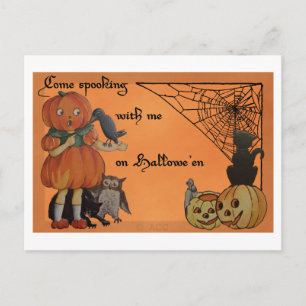 Cartão Postal Quirky Halloween