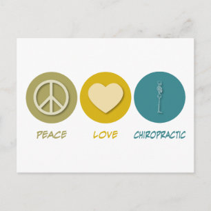 Cartão Postal Quiroprática do Amor pela Paz