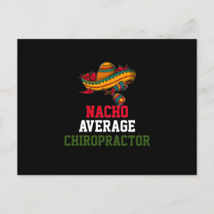 Cartão Postal Quiroprático Nacho Médio