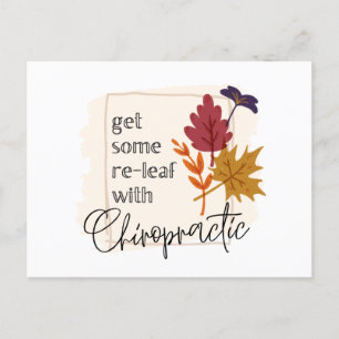 Cartão Postal Quiropraxia, Quiroprático, Quiropraxia 