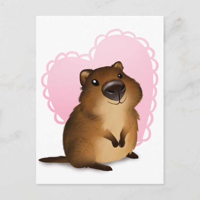 Cartão Postal Quokka (Frente)