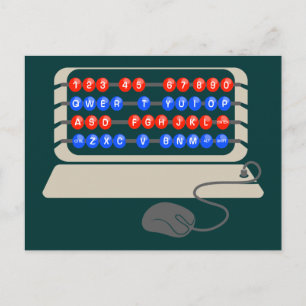 CARTÃO POSTAL QWERTY B.C.