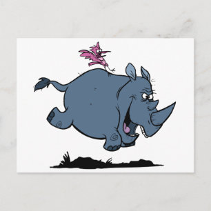 Cartão Postal R é para o Rhino