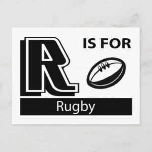 Cartão Postal R É Para Rugby