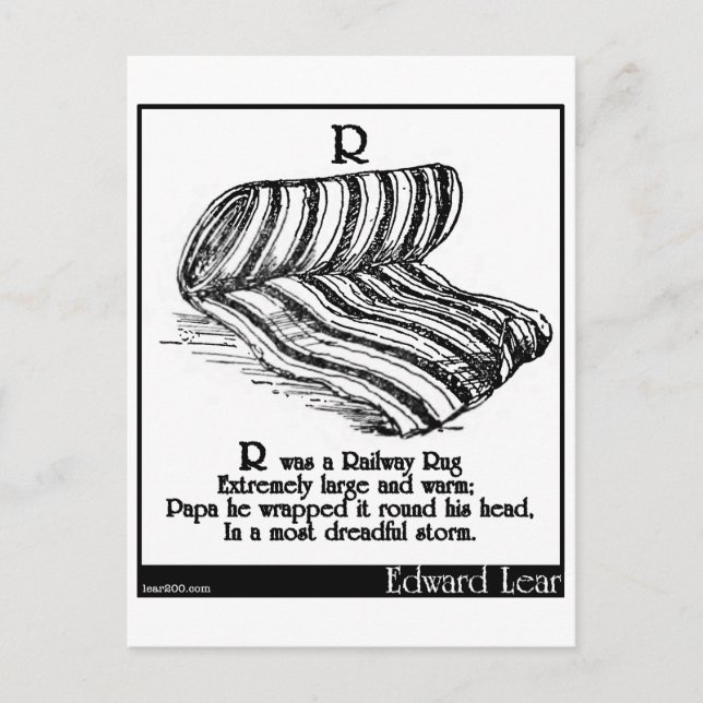 Cartão Postal R era um tapete ferroviário (Frente)