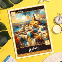 Rabat, Marrocos | Vintage Painting