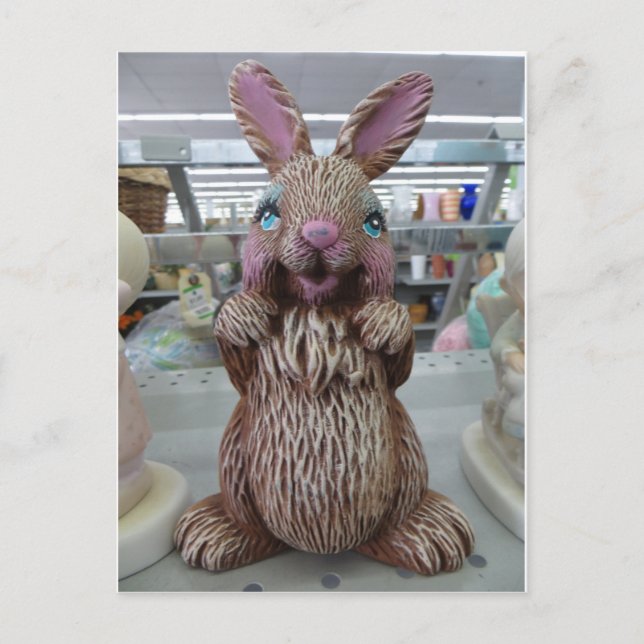 Cartão Postal Rabbit decorativo (Frente)