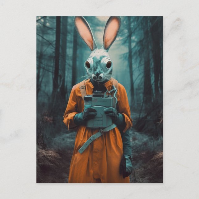 Cartão Postal Rabbit estranho (Frente)