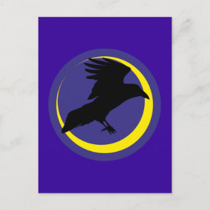 Cartão Postal Rabe Mond Halbmond lua crescendo