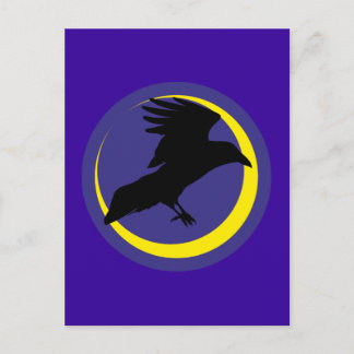 Cartão Postal Rabe Mond Halbmond lua crescendo