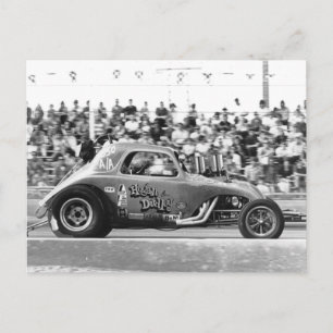 Cartão Postal raça de arrasto topolino fiat