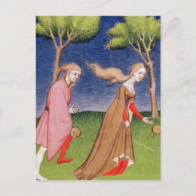 Cartão Postal Raças de melanion contra Atalanta (Frente)