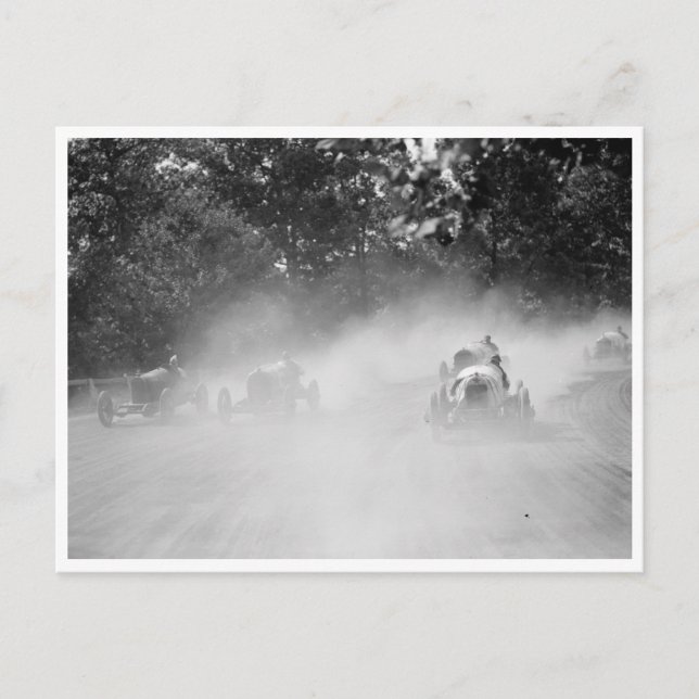 Cartão Postal Races do Condado Fair Dirt (Frente)
