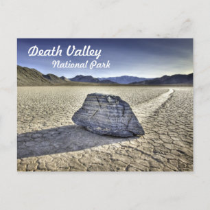 Cartão Postal Racetrack Playa no Vale da Morte