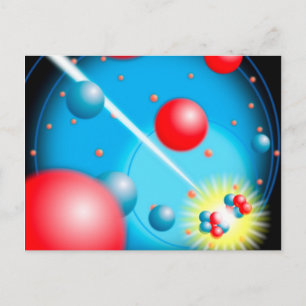 Cartão Postal Rachando o átomo