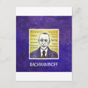 Cartão Postal Rachmaninov