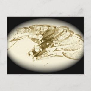 Cartão Postal RACKETS tênis