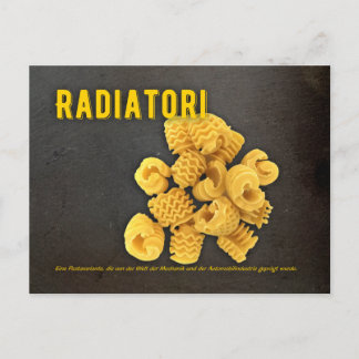 Cartão Postal Radiatori Italienisches Restaurant Rezept zutat