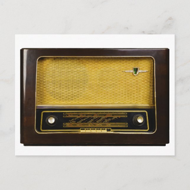Cartão Postal rádio antigo (Frente)