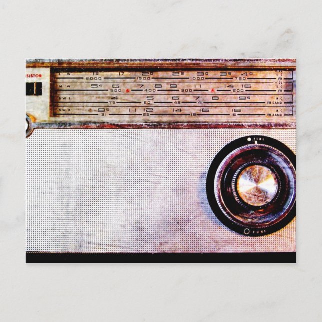 Cartão Postal Rádio dos anos 70 (Frente)