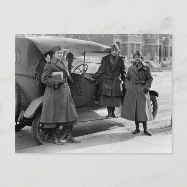 Cartão Postal Rádio feminina: 1919 (Frente)