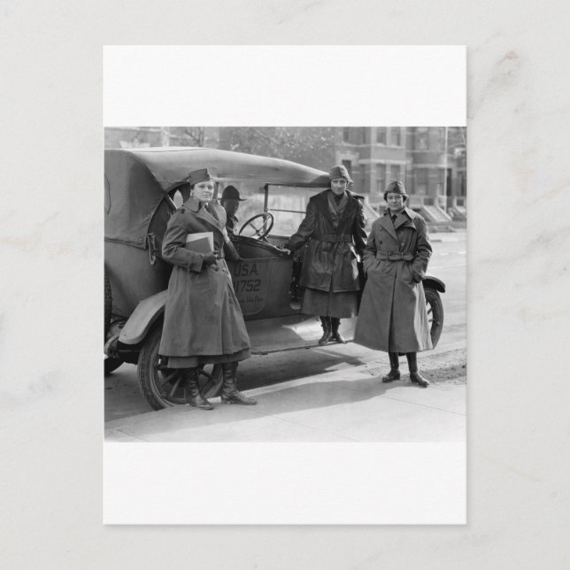 Cartão Postal Rádio feminina: 1919 (Frente)