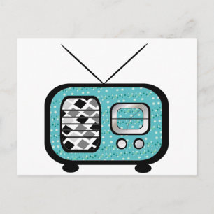 Cartão Postal Rádio Retro