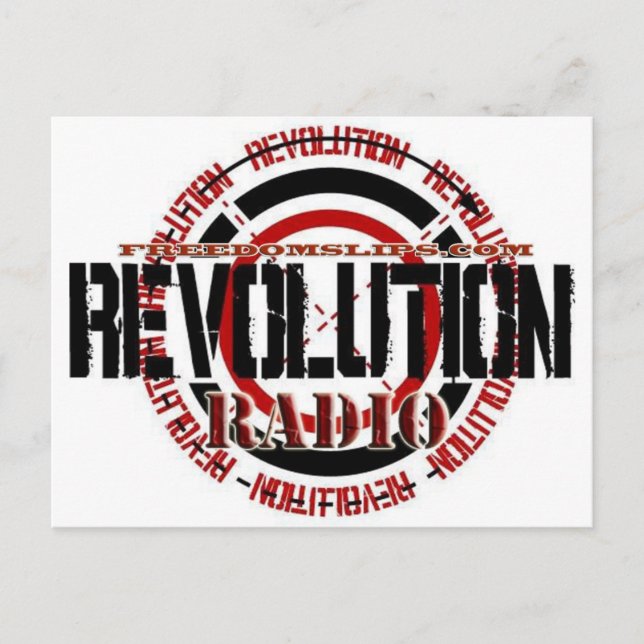 Cartão Postal Rádio Revolução (Frente)