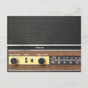 Cartão Postal Rádio Vintage