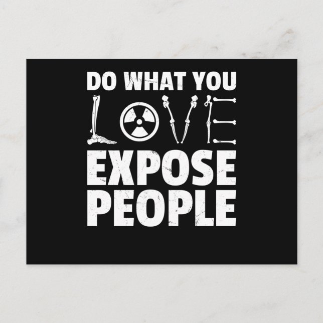 Cartão Postal Radiologia Humor Engraçado Radiologista (Frente)