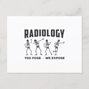 Cartão Postal Radiologia Que Você Pose Expormos Raio-X Tecnoló