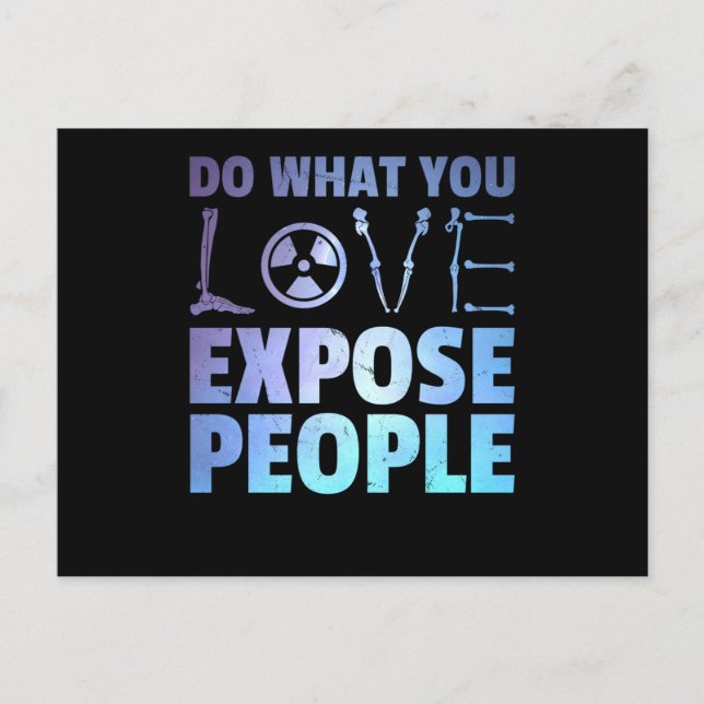 Cartão Postal Radiologista Piada Engraçado Radiologia Humor Rad  (Frente)