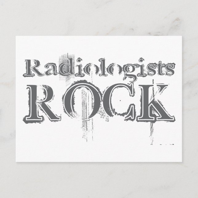 Cartão Postal Radiologistas Rock (Frente)