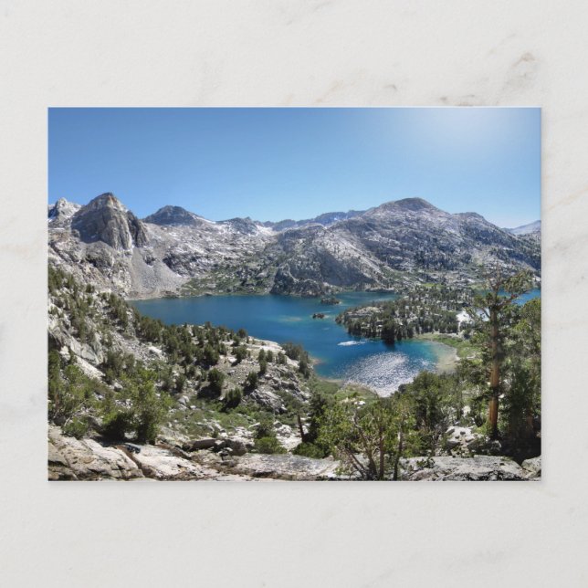 Cartão Postal Rae Lagos - John Muir Trail - Sierra (Frente)