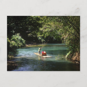 Cartão Postal Rafando no rio Martha Brae, Falmouth,