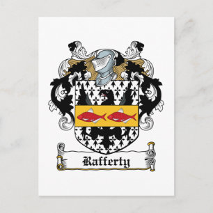 Cartão Postal Rafferty Family Crest