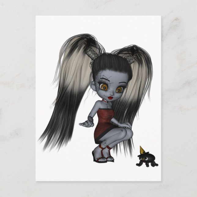 Cartão Postal Ragdoll Daze Zizi (Frente)